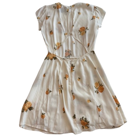 Reformation Bassett Dress Constance White Floral, Size 2 - Picture 5 of 5